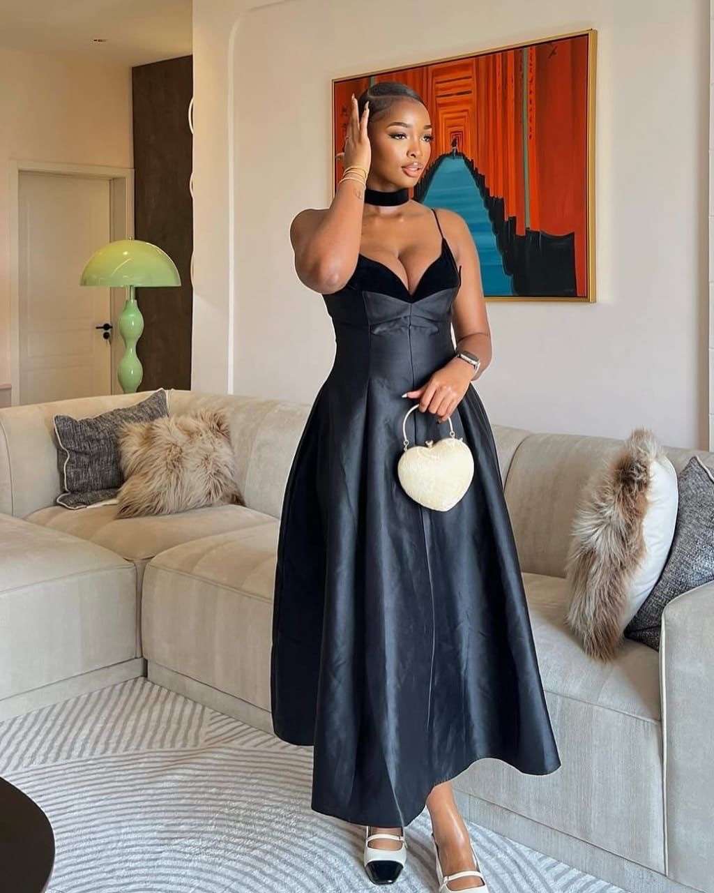 HEAVY SATIN DRESS - Image 3